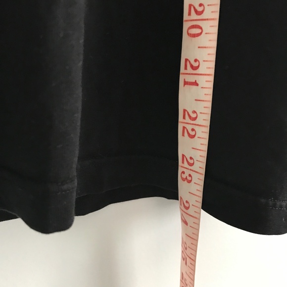 POOL HOUSE MENS T SHIRT BLACK SHORT SLEEVE CROPPED CREW NECK SMALL - Picture 10 of 12